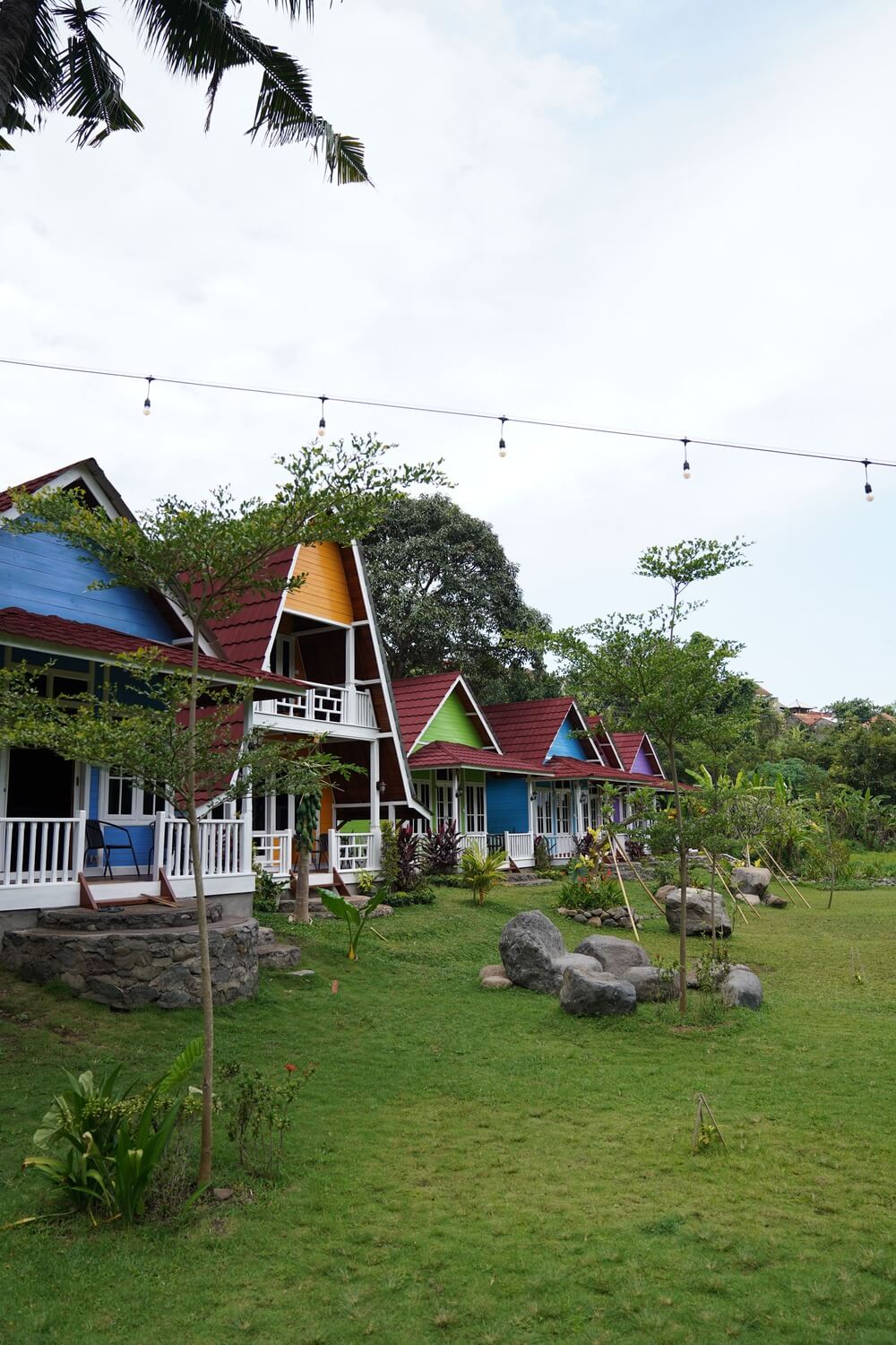 Colorful Cottage Row